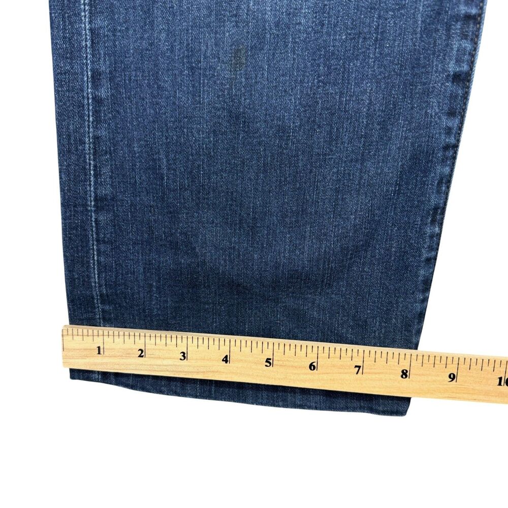 Lucky Brand Jeans Women's 12/31 Blue Brooke Boot Cut Denim Pants Stretch Whisker - Picture 11 of 16